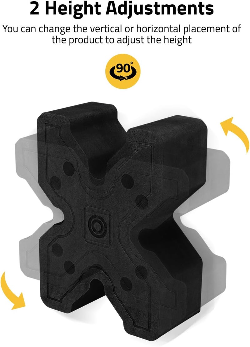 CVLIFE X-Block Shooting Rest Gun Block for Shooting Recoil Reduction Lightweight Shooting Block - Image 4